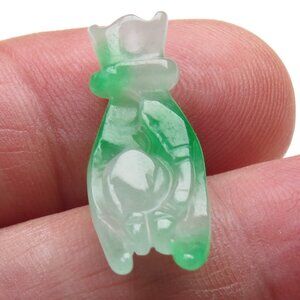 Natural Jade Evil Eye Hand Carved